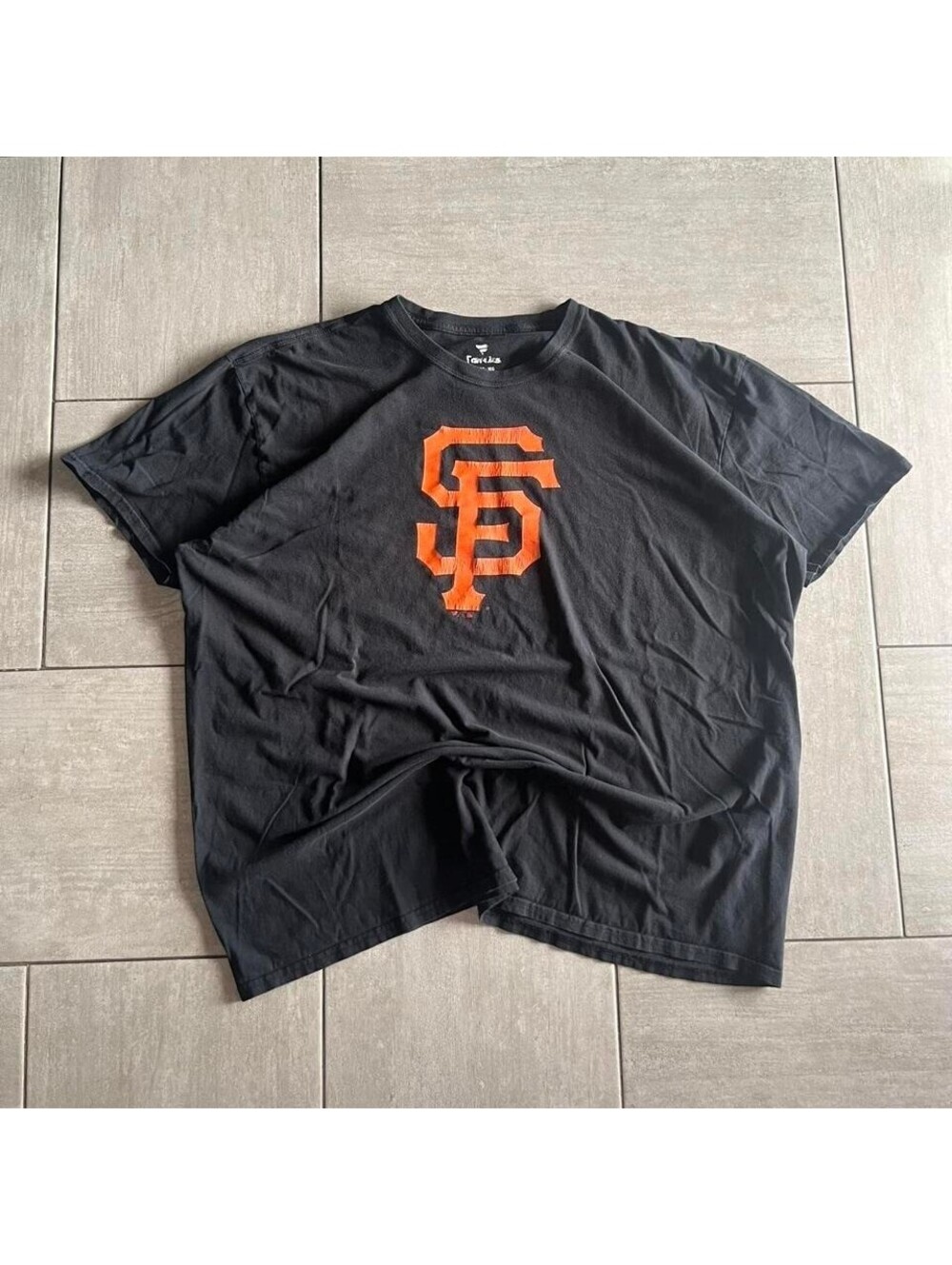 Fanatics San Francisco Giants MLB   Orange SF Logo 3XL